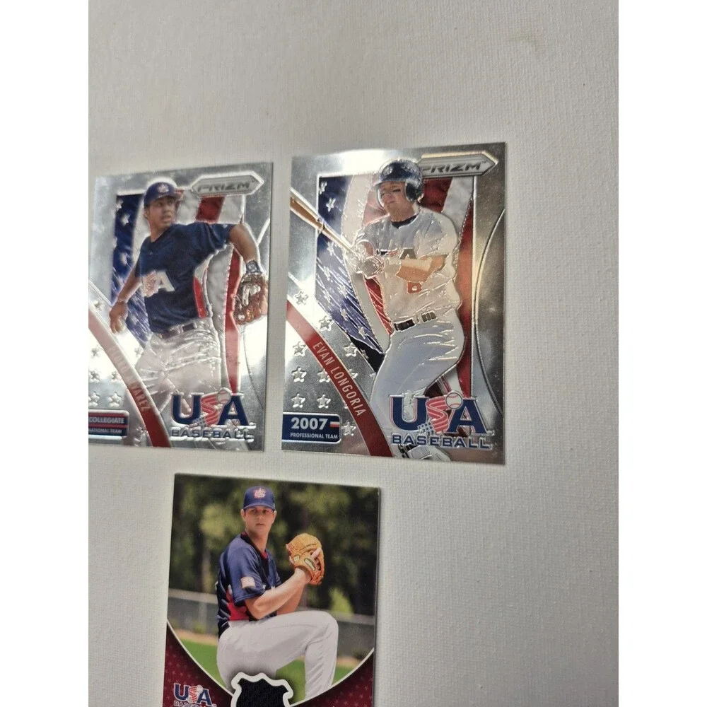 USA Baseball Card Lot Panini Prizm Pedro Alvarez Evan Longoria + Andrew...